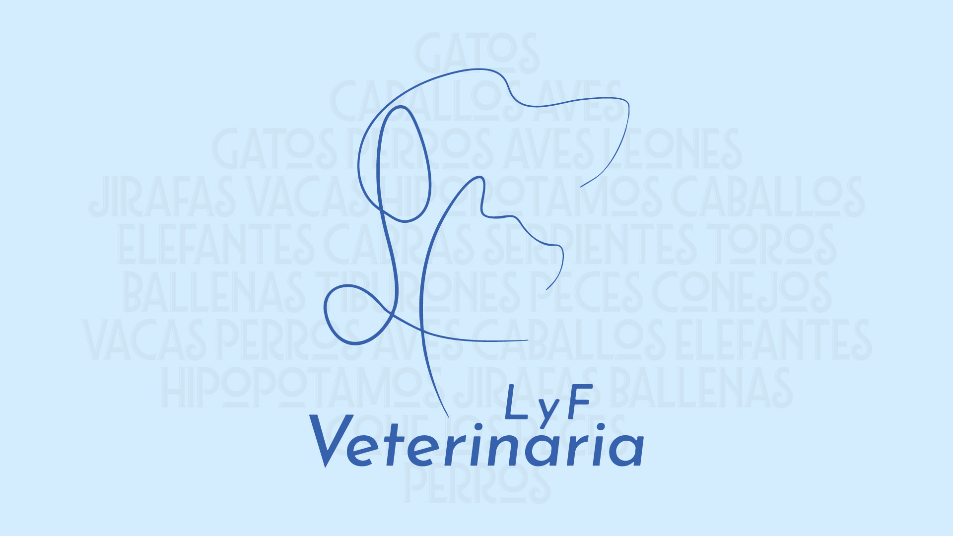 Diseño de logo para LyF Veterinaria