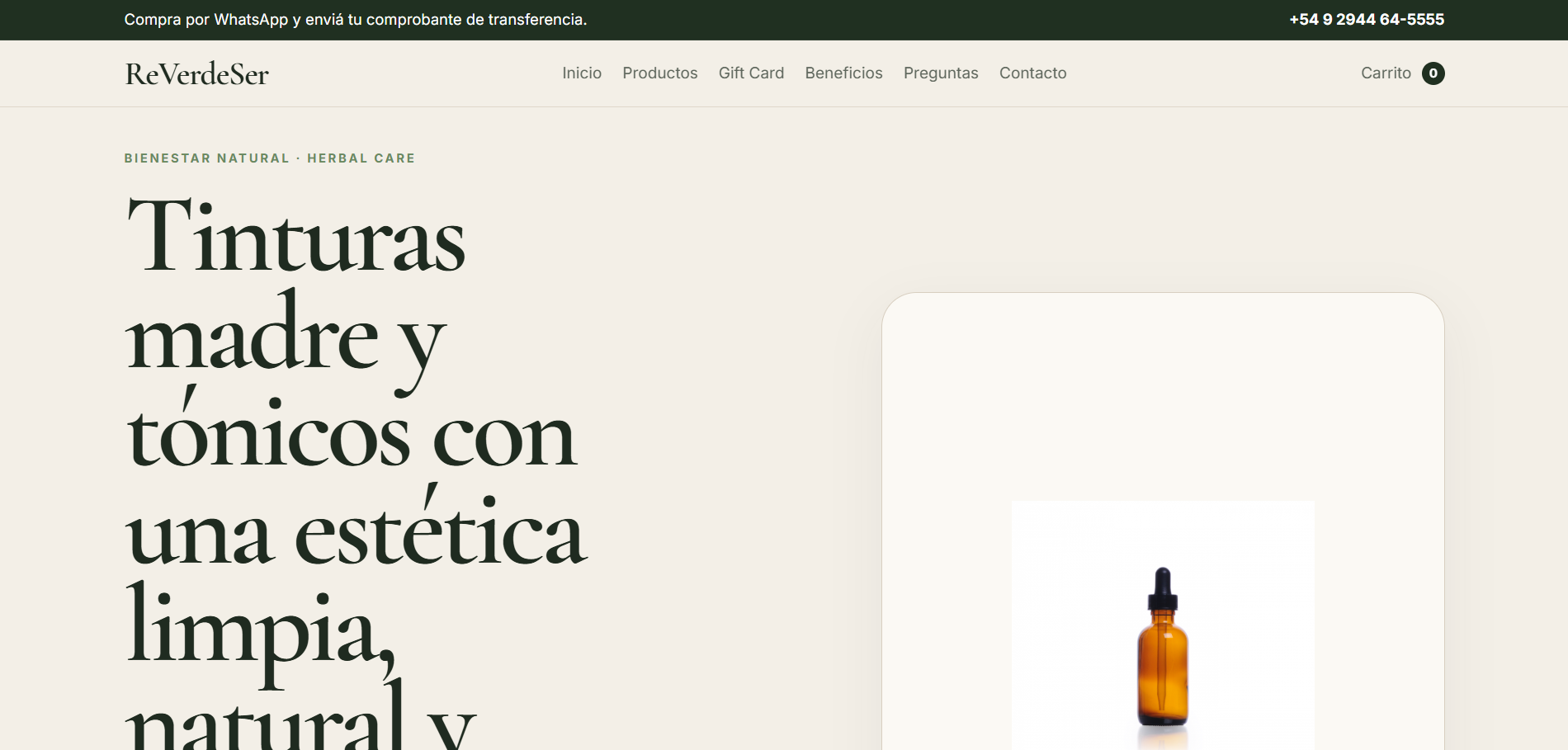 Vista previa del proyecto ReVerdeSer